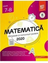 Matematica. Olimpiade si concursuri scolare 2020. Clasele 7-8 - Gabriela Bondoc (ISBN: 9789734733125)