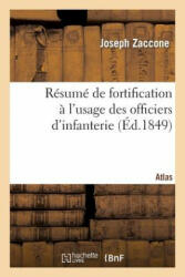 Resume de Fortification A l'Usage Des Officiers d'Infanterie. Atlas - Joseph Zaccone, Zaccone-J (ISBN: 9782013518598)