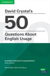 David Crystal's 50 Questions About English Usage Pocket Editions (ISBN: 9781108959186)