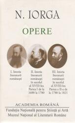 Nicolae Iorga. Opere (Vol. I+II+III) Istoria literaturii românești (ISBN: 2055000363615)