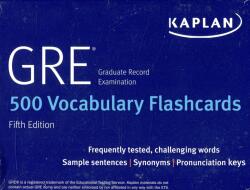 GRE Vocabulary Flashcards - Fifth Edition (ISBN: 9781506259703)