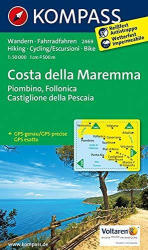 2470. Maremma, Grosseto, Monte Argentario, Isola del Giglio, D/I turista térkép Kompass (2012)