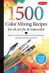 1, 500 Color Mixing Recipes for Oil, Acrylic & Watercolor - William F Powell (2012)