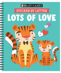 Brain Games - Sticker by Letter: Lots of Love - Brain Games, New Seasons (ISBN: 9781645584933)