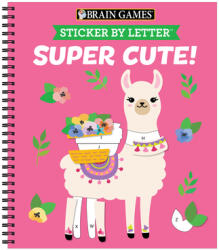 Brain Games - Sticker by Letter: Super Cute! - Brain Games, New Seasons (ISBN: 9781645584919)