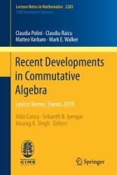 Recent Developments in Commutative Algebra: Levico Terme Trento 2019 (ISBN: 9783030650636)