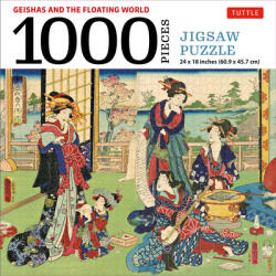 Geishas and the Floating World - 1000 Piece Jigsaw Puzzle - Toyohara Kunichika, Tuttle Publishing (ISBN: 9780804854290)