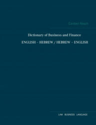 Dictionary of Business and Finance English - Hebrew / Hebrew - English - Carsten Rasch (2019)