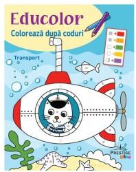 Coloreaza dupa coduri. Transport - Cecile Marbehant (ISBN: 9786069651209)