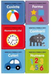 Bebeteca. Primele carti. Bebe invata. Set educativ 6 carti + 6 cuburi (ISBN: 9789975544597)