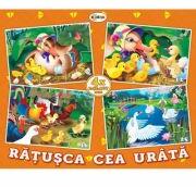 Puzzle Ratusca cea urata. 4 imagini (ISBN: 9789975140980)