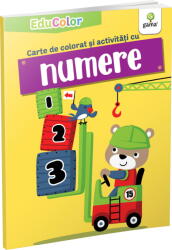 Carte de colorat si activitati cu numere (ISBN: 9786069026168)