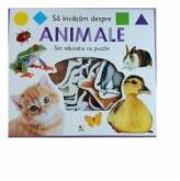 Sa invatam despre animale. Set educativ cu puzzle (ISBN: 9786063330773)