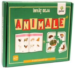 Invat deja animale. 8 mini-puzzle-uri (ISBN: 9789731498355)