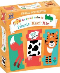 Creează animale. Puzzle Maxi-Mix (ISBN: 9786066836821)