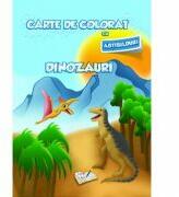 Carte de colorat cu abtibilduri. Dinozauri (ISBN: 9786065741492)
