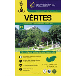 Vértes turistatérkép (ISBN: 9789633526729)