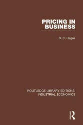 Pricing in Business - Douglas Hague (ISBN: 9780815370451)