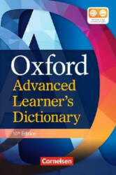 Oxford Advanced Learner's Dictionary B2-C2 (10th Edition) mit Online-Zugangscode (ISBN: 9780194798525)
