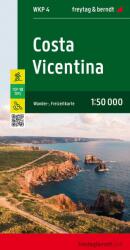Costa Vicentina turistatérkép, Costa Vicentina térkép WKP 4 Freytag 1: 50 000 (ISBN: 9783707918434)