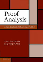 Proof Analysis - Sara Negri, Jan von Plato (ISBN: 9781107417236)