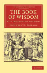 Book of Wisdom - A. T. S. Goodrick (ISBN: 9781108053778)