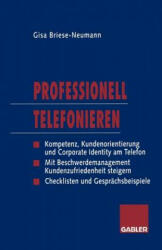 Professionell Telefonieren - Gisa Briese-Neumann (1996)