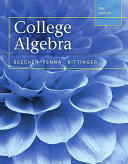 College Algebra (ISBN: 9780321969576)