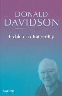 Problems of Rationality - Donald Davidson (ISBN: 9780198237556)