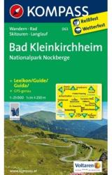 063. Bad Kleinkirchheim turista térkép Kompass 1: 25 000 (2012)