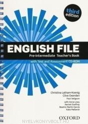 English File Pre-Intermediate Teacher's Book with Test and Assessment CD-ROM - Clive Oxenden, Clive Oxenden, Paul Seligson, Anna Lowy (2012)