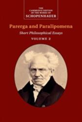 Schopenhauer: Parerga and Paralipomena : Volume 2 (ISBN: 9781108436526)