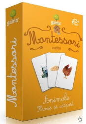 Carti de joc Montessori. Asocieri. Animale. Hrana si adapost (ISBN: 9789731496047)