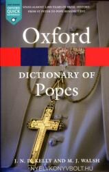 A Dictionary of Popes (ISBN: 9780199295814)