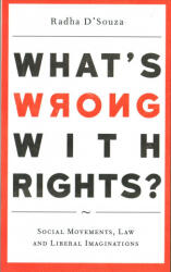 What's Wrong with Rights? - Radha d'Souza (ISBN: 9780745335414)