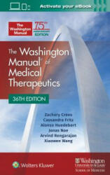 Washington Manual of Medical Therapeutics Spiral (ISBN: 9781975113513)