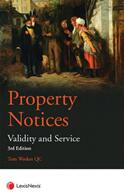 Property Notices - Validity and Service (ISBN: 9781784734558)