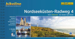 Nordseeküsten Radweg kerékpáros atlasz 4. Esterbauer 1: 75 000 Észak-tengeri kerékpáros atlasz (ISBN: 9783850009140)
