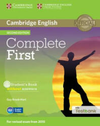 Complete First Student's Book without Answers with CD-ROM with Testbank - Guy Brook-Hart (ISBN: 9781107501737)