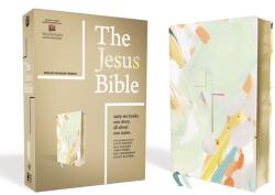 The Jesus Bible, ESV Edition, Leathersoft, Multi-Color/Teal (ISBN: 9780310453093)