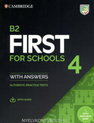 B2 First for Schools 4 Student's Book with Answers with Audio with Resource Bank (2021)