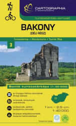 Bakony-Dél (Somló) turistatérkép (ISBN: 9789633527368)