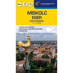 Miskolc, Eger várostérkép (ISBN: 9789633527122)