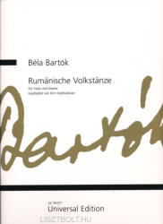 Bartók Béla: Bartók Béla: Rumänische Volktänze/Román népi táncok - brácsára, zongorakísérettel (ISBN: 9780008089818)