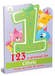 Prima mea carte de colorat - 123 si prietenii sai (ISBN: 9786069266854)