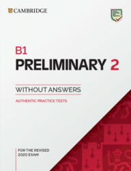 B1 Preliminary 2 Student's Book without Answers (ISBN: 9781108748759)
