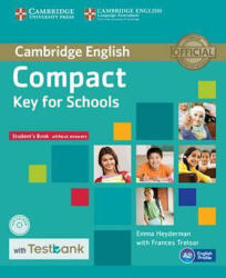 Compact Key for Schools: Student´s Book without answers with CD-ROM with Testbank (ISBN: 9781107527188)