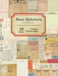 Basic Ephemera Collection: 18 sheets - 9 designs - 2 of each design - Ilopa Journals (ISBN: 9781688915374)