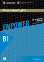 Cambridge English Empower Pre-intermediate Workbook without Answers with Downloadable Audio - Peter Anderson (ISBN: 9781107488762)