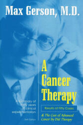 Cancer Therapy - MAX GERSON (ISBN: 9781939438669)